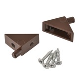 Suki Kastplankdragers schroefbaar 5 mm bruin 8 stuks