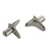 Suki Kastplankdragers 5 mm staal vernikkeld 8 stuks