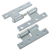 Paumelles lourdes angle droit Suki droite 110x80 mm zingué