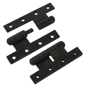 Suki Paumellen zwaar zwart geplastificeerd rechts 110 x 70 mm