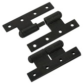 Suki Paumellen zwaar zwart geplastificeerd links 110 x 70 mm