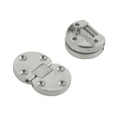 Charnière pour abattant Suki 35 mm nickelé