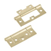 Suki Louvredeurscharnier 65 mm vermessingd