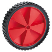 Roue roulement à bille Dornerhelm PVC axe 12 mm Ø 150 mm max. 25 kg