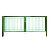 Giardino dubbele tuinpoort Roma/Milano groen 160 x 400 cm (2 x 200 cm)