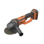 Black+Decker accu haakse slijper 18 V 125 mm BCG720M1-QW met accu en lader
