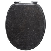 Handson toiletzitting Antero met softclose hout graniet