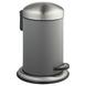 Atlantic pedaalemmer 3 liter rond inox/grijs