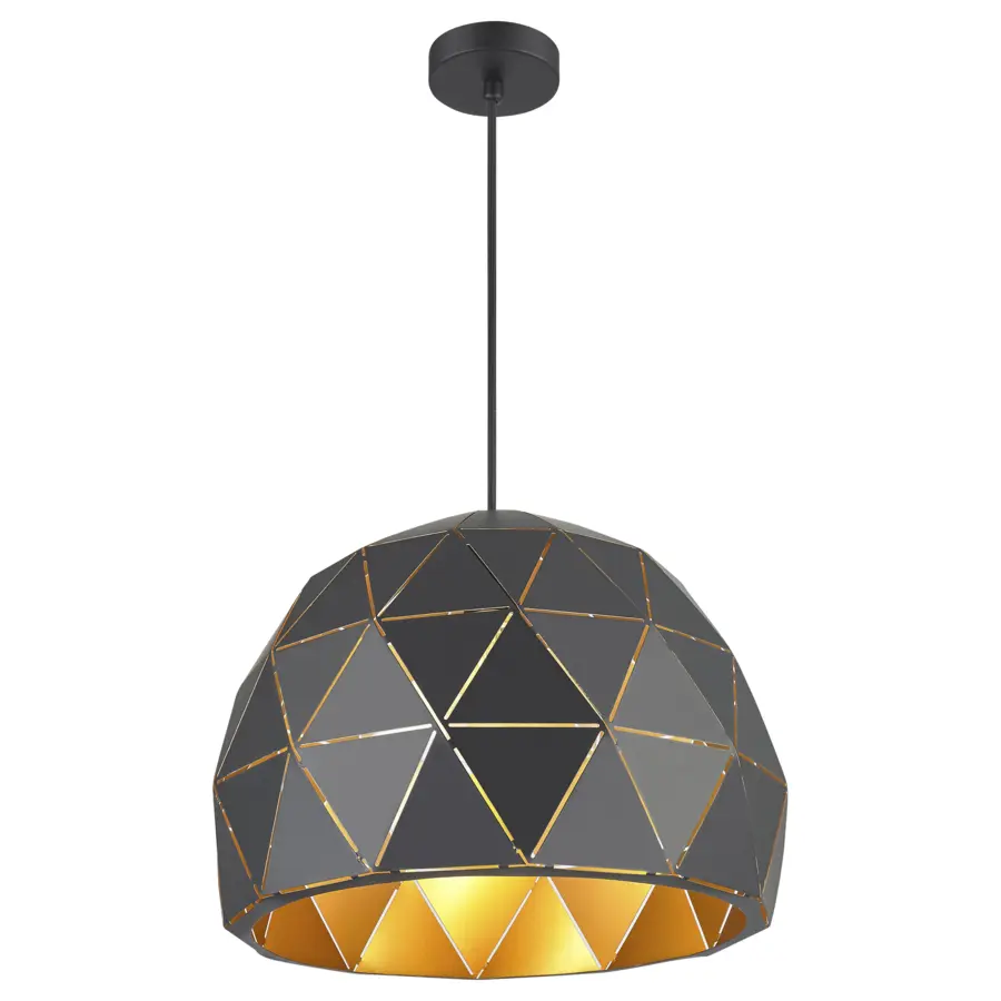 GAMMA hanglamp Niels zwart Ø40 cm 