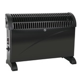 Handson convectorkachel turbo 2000 W zwart