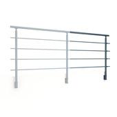 Kit Rondo S Secundo fixation latérale longueur 100 cm RAL 7016 anthracite