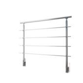 Sogem kit rondo primo +S = zijdelingse bevestiging, lengte 120 cm, zilver