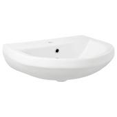 Lavabo ovale Cole Atlantic blanc 55.5x44.3x22 cm