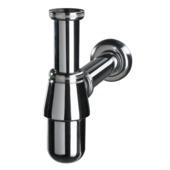 Wirquin lavabosifon chroom met muurbuis