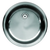 GAMMA spoeltafel rond met stop Ø 42 cm 1 bak inox
