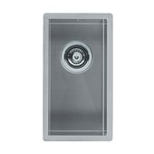 Évier 1/2 bac avec bouchon-crépine GAMMA 22x44 cm inox