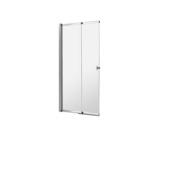 Atlantic badwand Cedar 140x82 cm helder glas/chroom