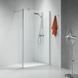 Paroi de douche A1 Sealskin Impact 88+30x195 cm translucide/chromé