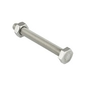 Boulon hexagonal GAMMA M08x16 inox 4 pièces