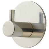 Crochet rond Handson chromé 2 pièces