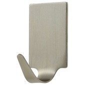 Crochet rectangulaire Handson inox 2 pièces