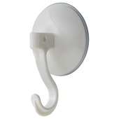 Handson haak met zuignap rond wit 2 stuks