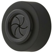 Porte-torchon à pousser rond Handson noir