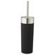 Garniture brosse WC Atlantic inox brossé/noir