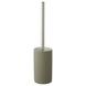 Garniture brosse WC Atlantic antidérapant/gris