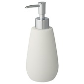 Distributeur de savon Atlantic résine synthétique nervurée blanc