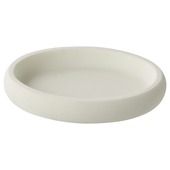 Porte-savon Atlantic résine synthétique nervurée blanc