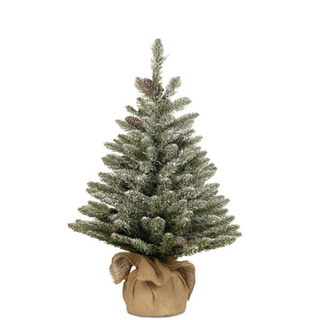 Sapin De Noel Artificiel Avec Neige Et Pommes De Pin 61 Cm Gamma Be