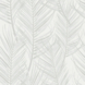 Papier peint intissé Palmier blanc-gris 105964 0,52x10 m