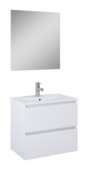 Set meuble de salle de bain Atlantic Heon 60 cm blanc brillant