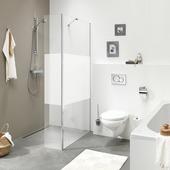 Sealskin paneel inloopdouche A3 Style 30x195 cm gesatineerde band/chroom