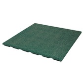 Dalle en caoutchouc 50x50x2,5 cm vert