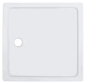 Go by Van Marcke douchebak Eden 90x90x3,5 cm acryl wit