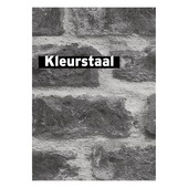 Behangstaal vliesbehang Stenen grijs 7668