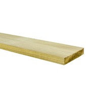 Tuinplank grenen hout ruw 240 x 1,9 x 9,8 cm