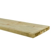Tuinplank grenenhout ruw 180 x 1,6 x 14 cm
