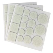 Handson anti krasvilt 48 stuks wit assorti