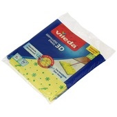 Vileda dweil 3D structuur geel 2 stuks