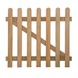 Poort tuinhek hardhout 80x90cm