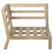 Banc d'angle palette de jardin Trevor 80x80 cm