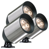 Ludeco tuinspot Fenor startersset inox 3 stuks