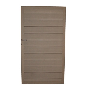 Plastivan poort duofuse houtcomposiet 100x180 cm stone grey