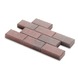 Klinker Beton Rood/Zwart 22x11x7 cm - 140 Stuks / 2,80 m2