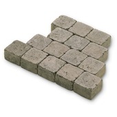 Kasseien Beton Getrommeld Grijs 10x10x6 cm - 231 Stuks / 2,31 m2
