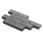 Betonklinker ongetrommeld zwart 22 x 11 x 5 cm