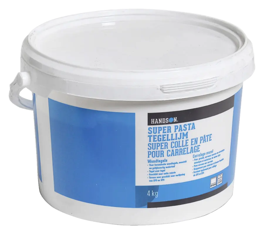Super colle en pâte pour carrelage Handson 4 kg blanc